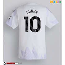 Moške Nogometnih dresov Manchester United Matheus Cunha #10 Gostujoči 2025-26 Kratki rokavi